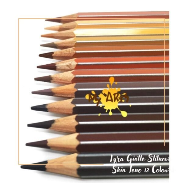 Lyra Giotto Stilnovo Skin Tone Colouring Pencils 12 Pensil Warna Kulit Skintone Myarts