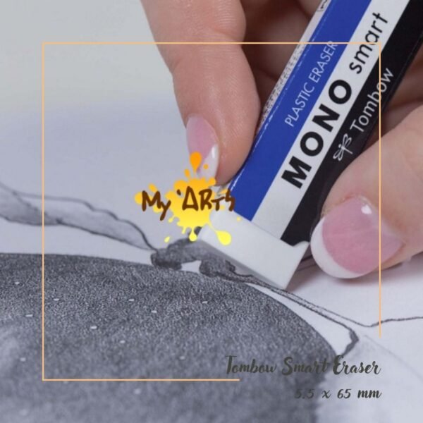 Tombow Mono Smart Eraser 5.5 x 65 mm Penghapus Pensil Gambar Detail Myarts